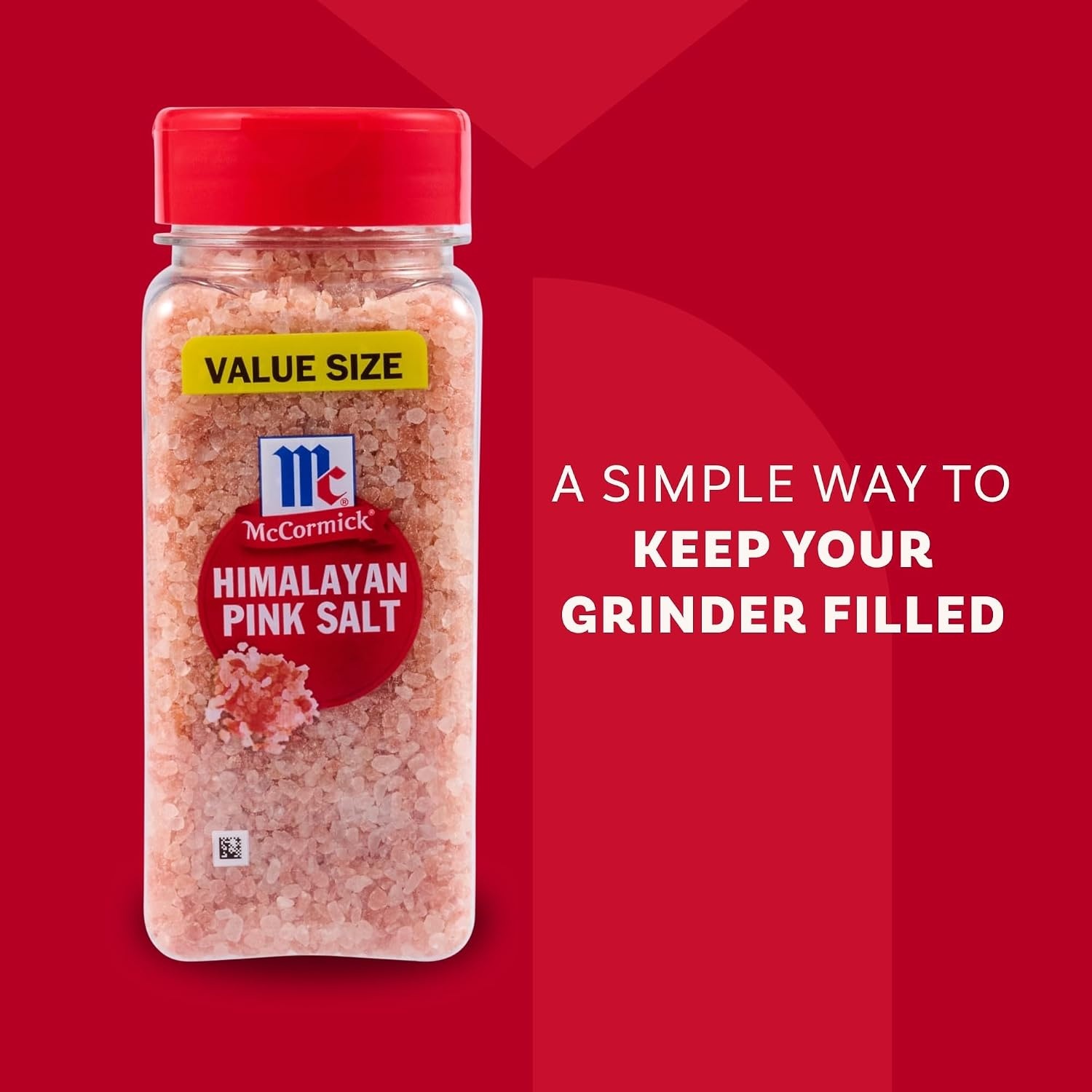 image:imageMcCormick Himalayan Pink Salt Value Size Coarse Rock Salt Trace Minerals Salt Grinder For Grilled Meats Roasted Vegetables Cookies Caramels amp More 14 oz