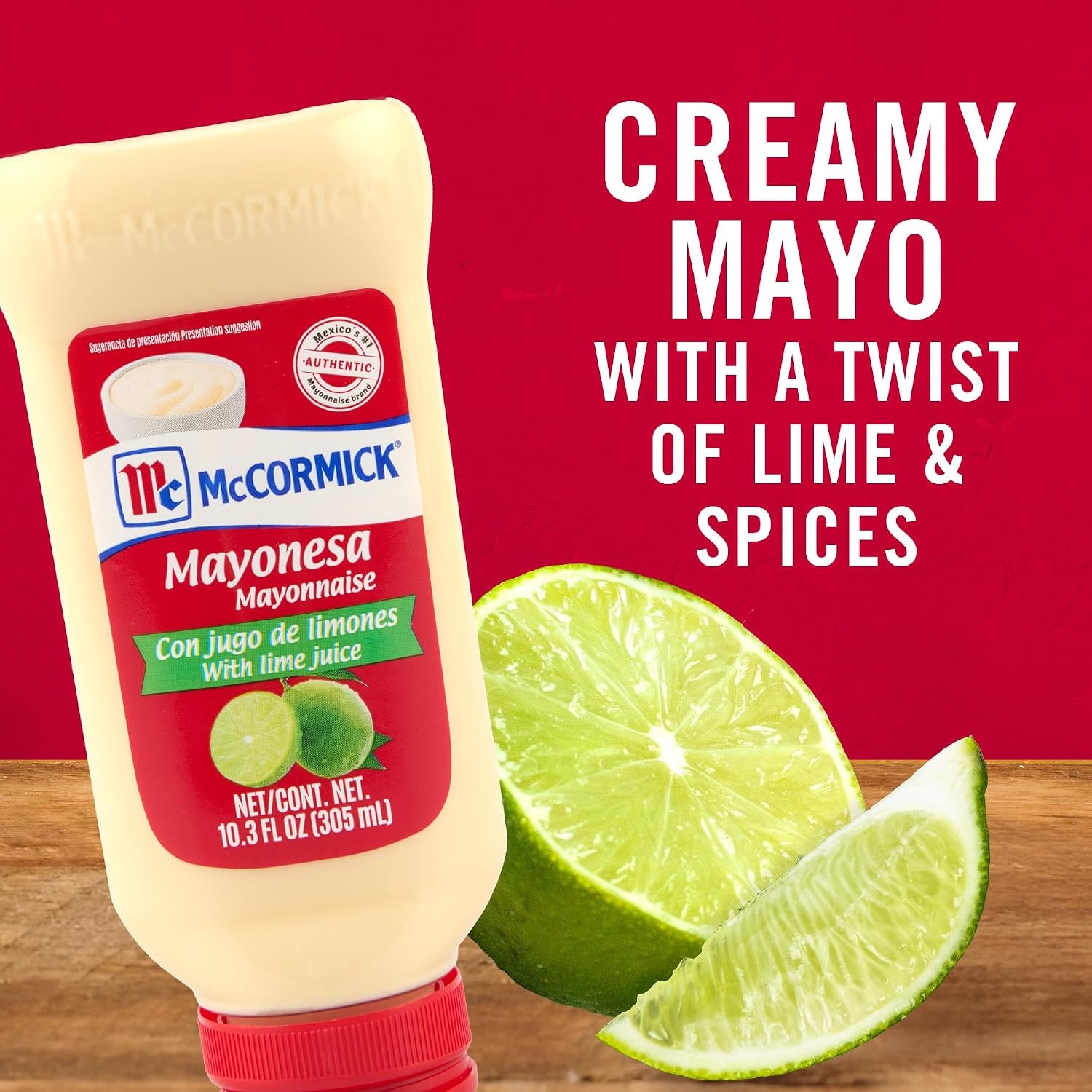 image:imageMcCormick Mayonesa Mayonnaise with Lime Juice 103 fl oz Pack of 6103 Fl Oz Pack of 6