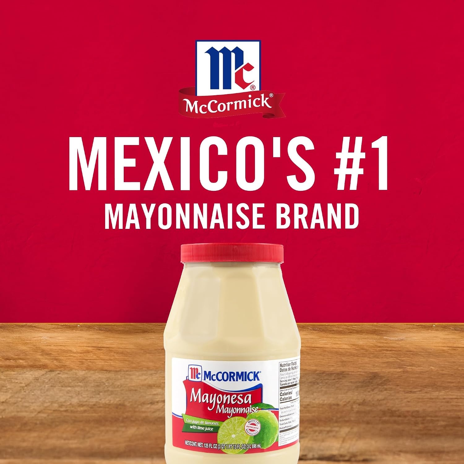 image:imageMcCormick Mayonesa Mayonnaise with Lime Juice 125 fl oz125 Fl Oz Pack of 1