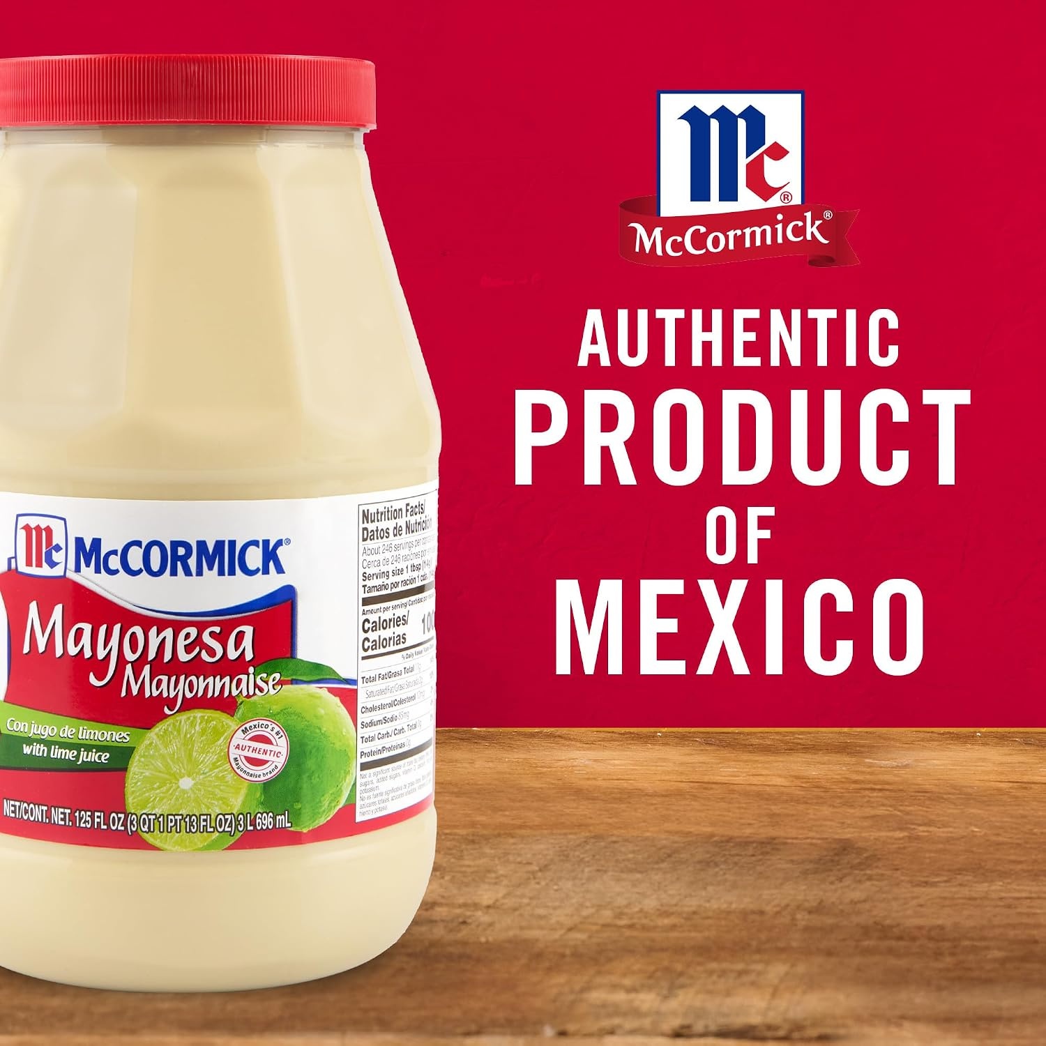 image:imageMcCormick Mayonesa Mayonnaise with Lime Juice 125 fl oz125 Fl Oz Pack of 1