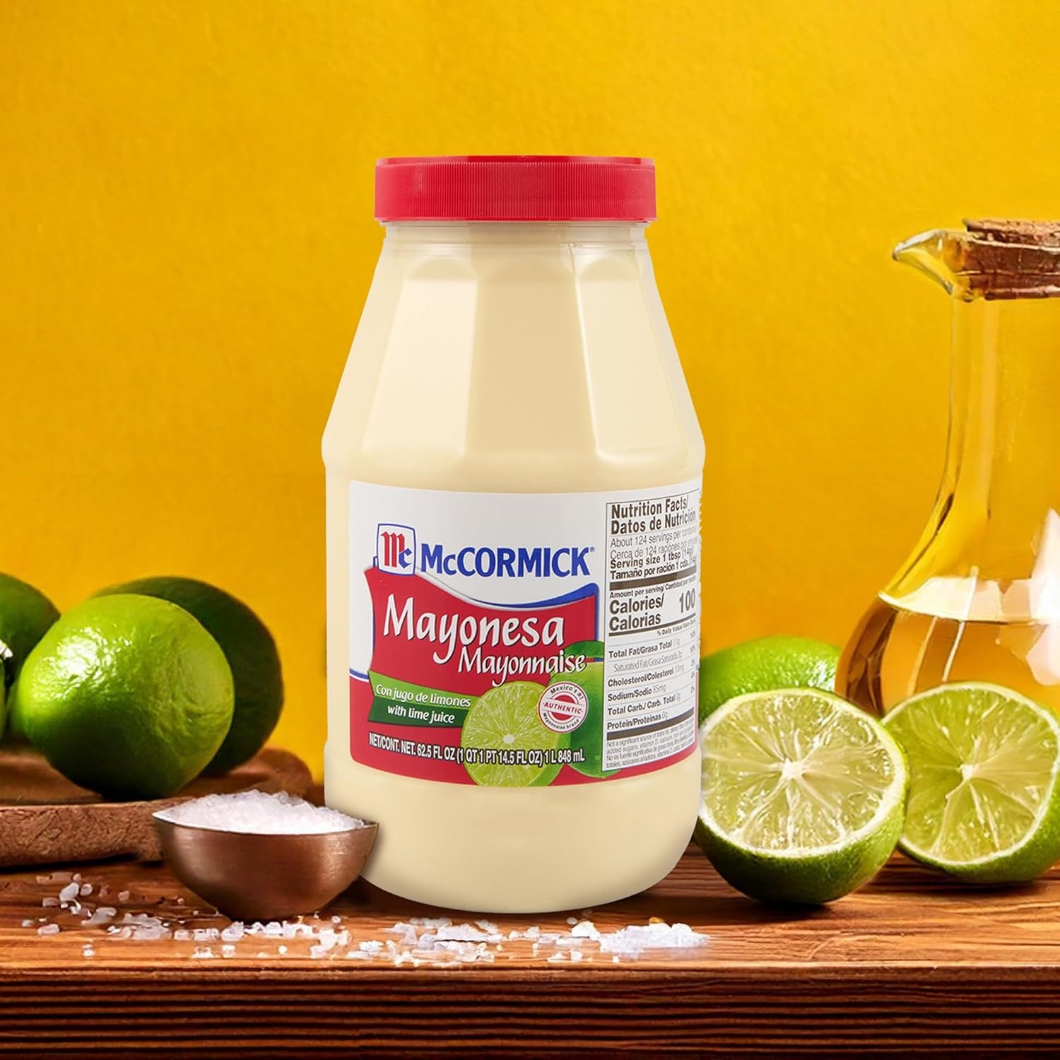 image:imageMcCormick Mayonesa Mayonnaise with Lime Juice 125 fl oz625 Fl Oz Pack of 1