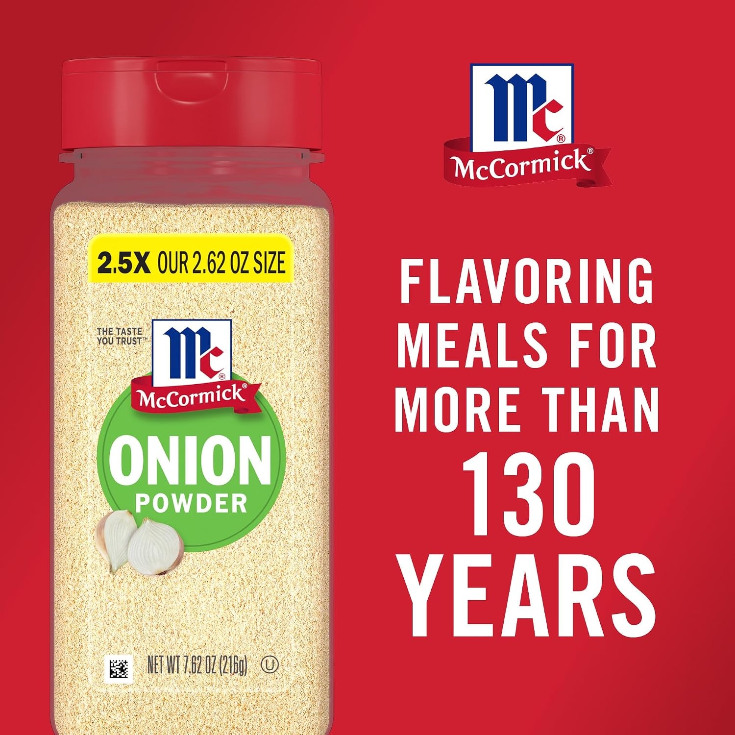 image:imageMcCormick Onion Powder Non GMO Made with Fresh Whole Onions For Bringing Consistent Onion Flavor to Favorite Foods While Cooking 762 oz Pack of 6