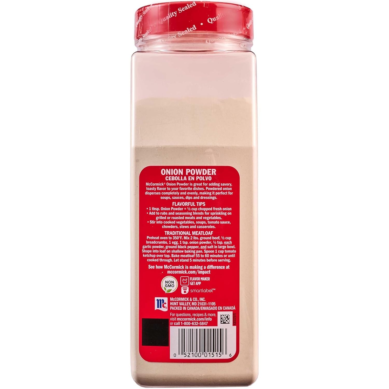 image:imageMcCormick Onion Powder Non GMO Made with Fresh Whole Onions For Bringing Consistent Onion Flavor to Meals amp Recipes 762 oz22 Ounce