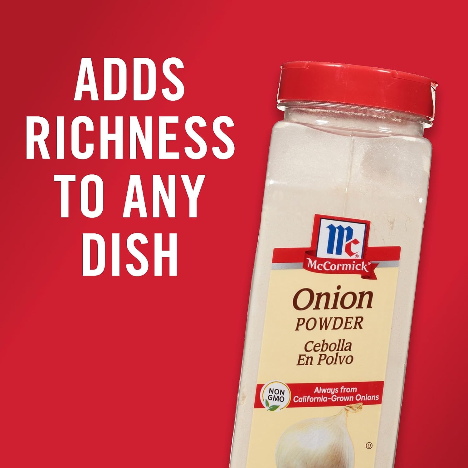 image:imageMcCormick Onion Powder Non GMO Made with Fresh Whole Onions For Bringing Consistent Onion Flavor to Meals amp Recipes 762 oz22 Ounce