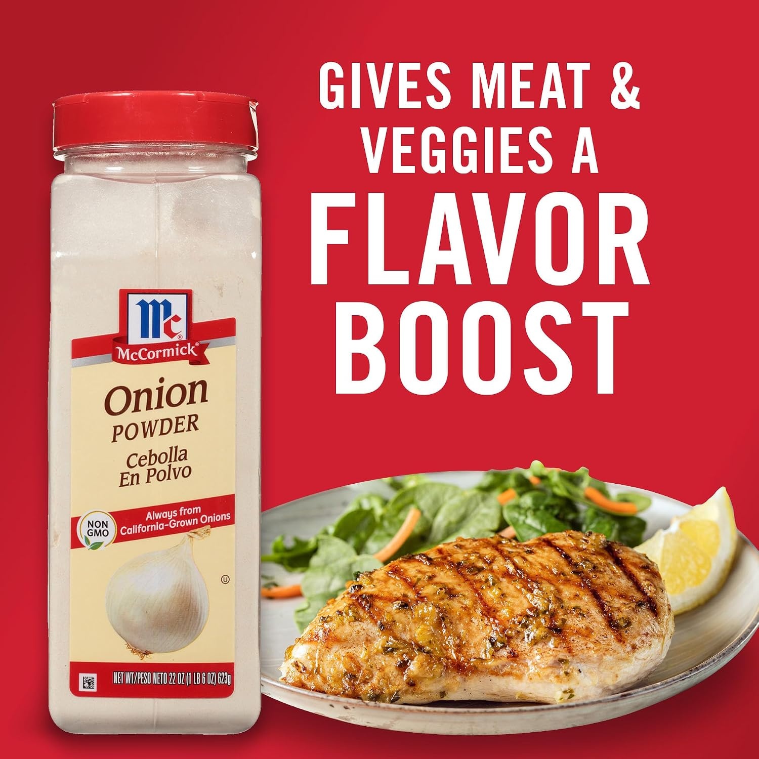image:imageMcCormick Onion Powder Non GMO Made with Fresh Whole Onions For Bringing Consistent Onion Flavor to Meals amp Recipes 762 oz22 Ounce