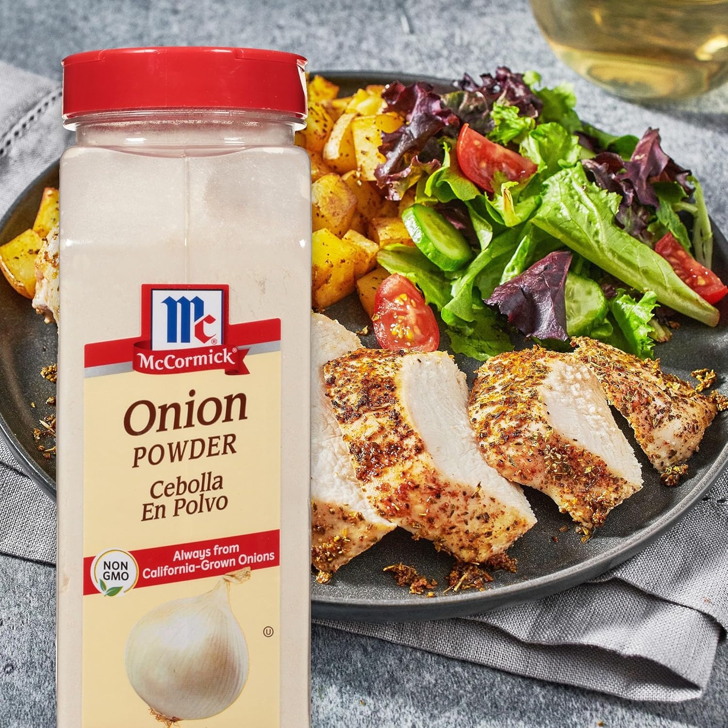 image:imageMcCormick Onion Powder Non GMO Made with Fresh Whole Onions For Bringing Consistent Onion Flavor to Meals amp Recipes 762 oz22 Ounce