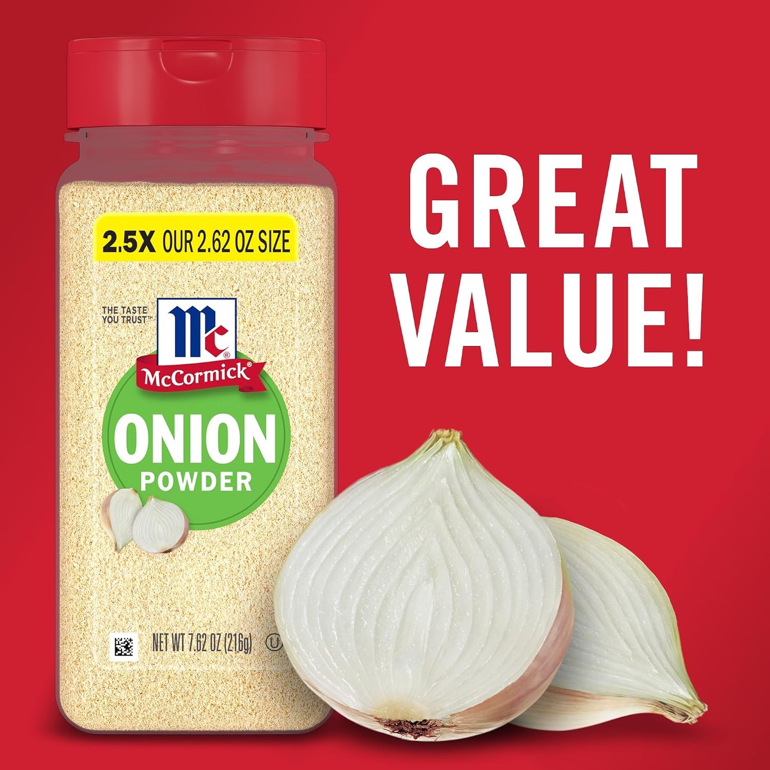 image:imageMcCormick Onion Powder Non GMO Made with Fresh Whole Onions For Bringing Consistent Onion Flavor to Meals amp Recipes 762 oz762 Ounce