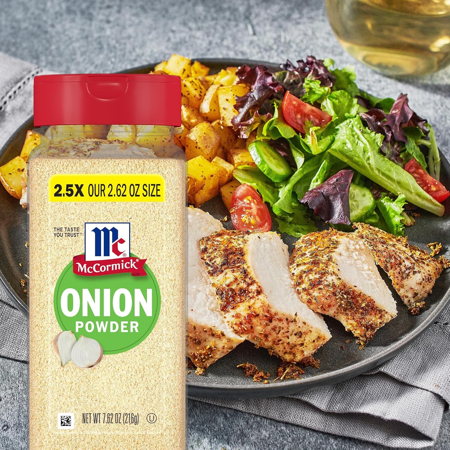 image:imageMcCormick Onion Powder Non GMO Made with Fresh Whole Onions For Bringing Consistent Onion Flavor to Meals amp Recipes 762 oz762 Ounce