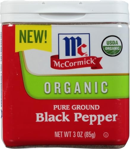 image:imageMcCormick Organic Pure Ground Black Pepper 3 Oz3 Ounce Pack of 2