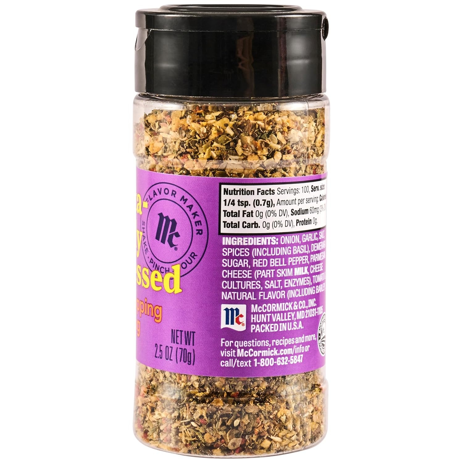 image:imageMcCormick Pasta Topping Seasoning Flavor Maker 25 oz