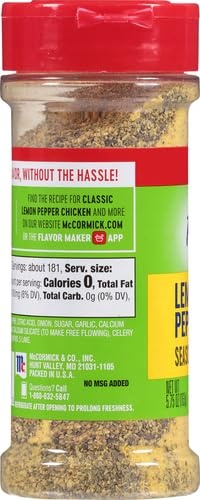 image:imageMcCormick Perfect Pinch Lemon amp Pepper Seasoning 575 OzLemon Pepper