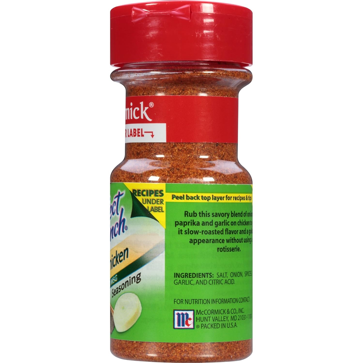 image:imageMcCormick Perfect Pinch Rotisserie Chicken Seasoning 5 oz312 Ounce Pack of 1