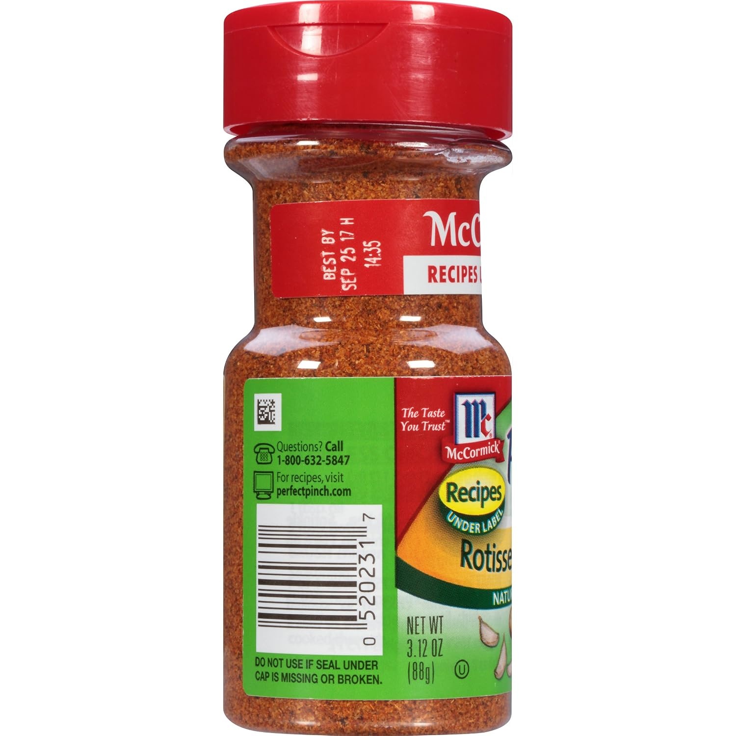 image:imageMcCormick Perfect Pinch Rotisserie Chicken Seasoning 5 oz312 Ounce Pack of 1