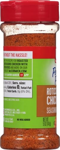 image:imageMcCormick Perfect Pinch Rotisserie Chicken Seasoning 5 oz5 Ounce Pack of 1