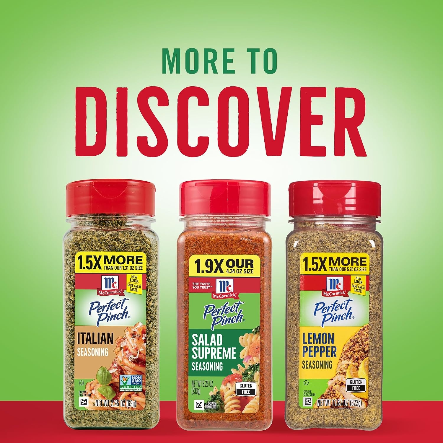 image:imageMcCormick Perfect Pinch Salad Supreme Seasoning 825 oz Pack of 6825 Ounce Pack of 1