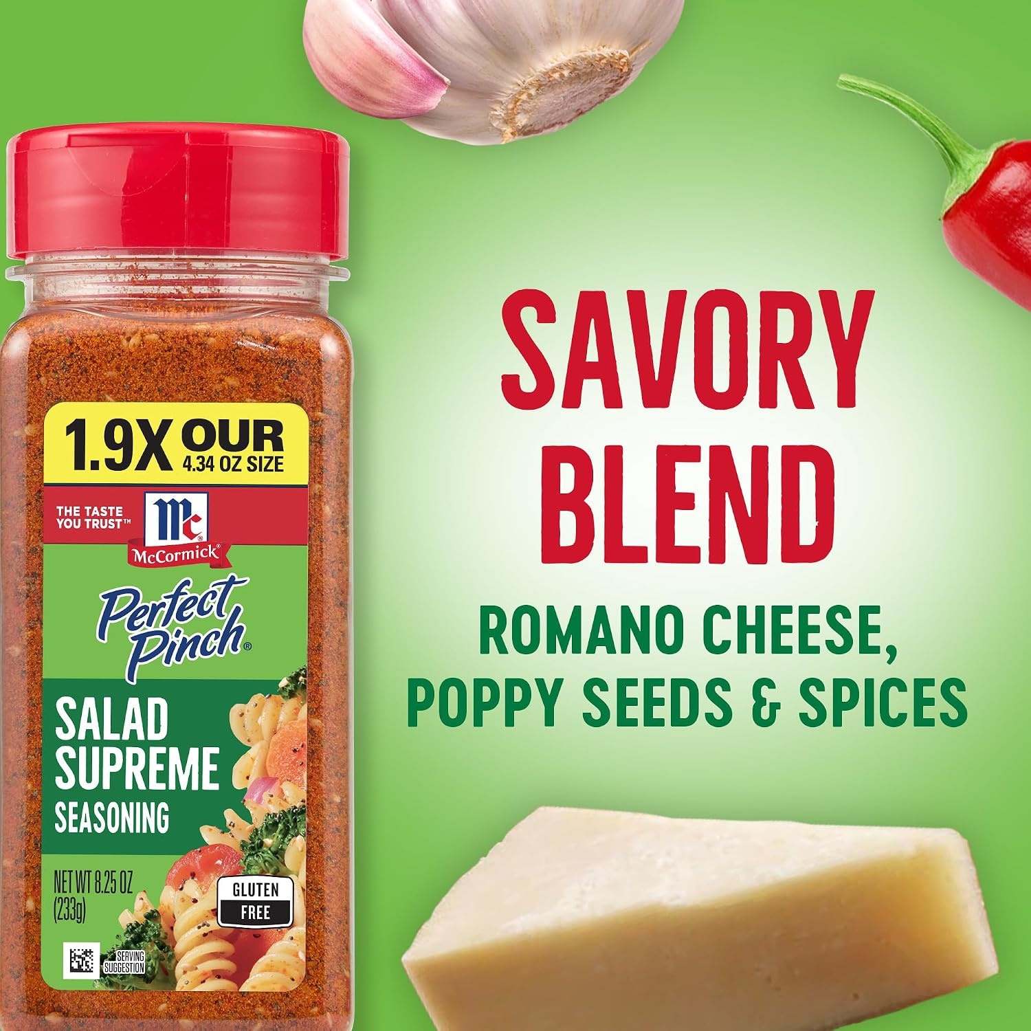 image:imageMcCormick Perfect Pinch Salad Supreme Seasoning 825 oz Pack of 6825 Ounce Pack of 6