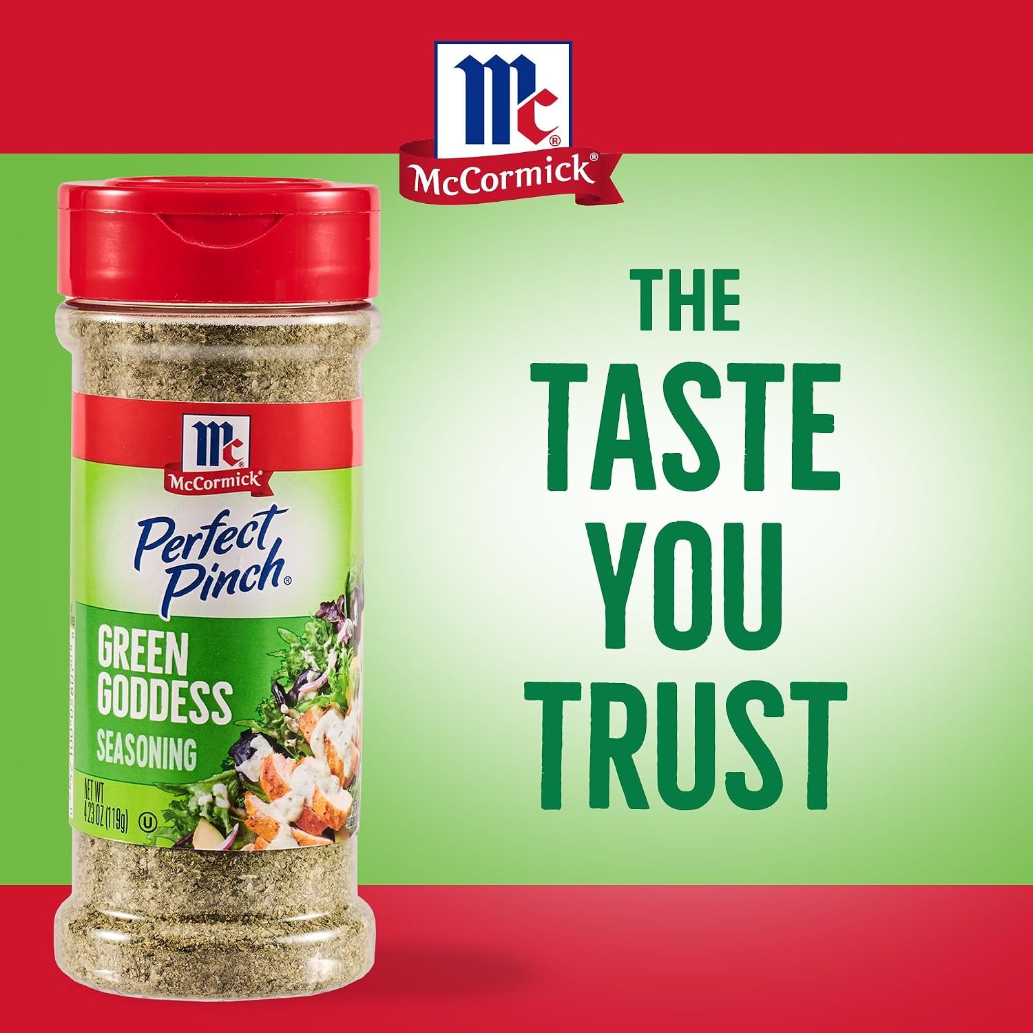 image:imageMcCormick Perfect Pinch Seasoning Green Goddess For Adding Tangy Herby Flavor to Chicken Roasted Veggies Dressings Sauces amp More 423 oz Pack of 6