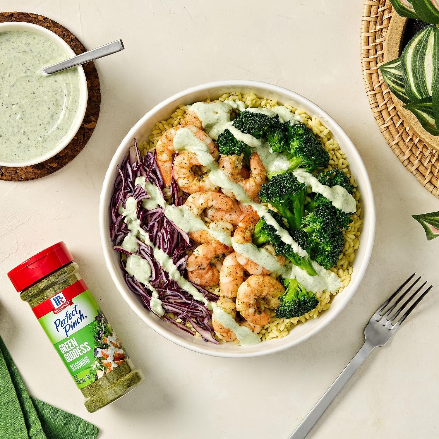 image:imageMcCormick Perfect Pinch Seasoning Green Goddess For Adding Tangy Herby Flavor to Chicken Roasted Veggies Dressings Sauces amp More 423 oz Pack of 6