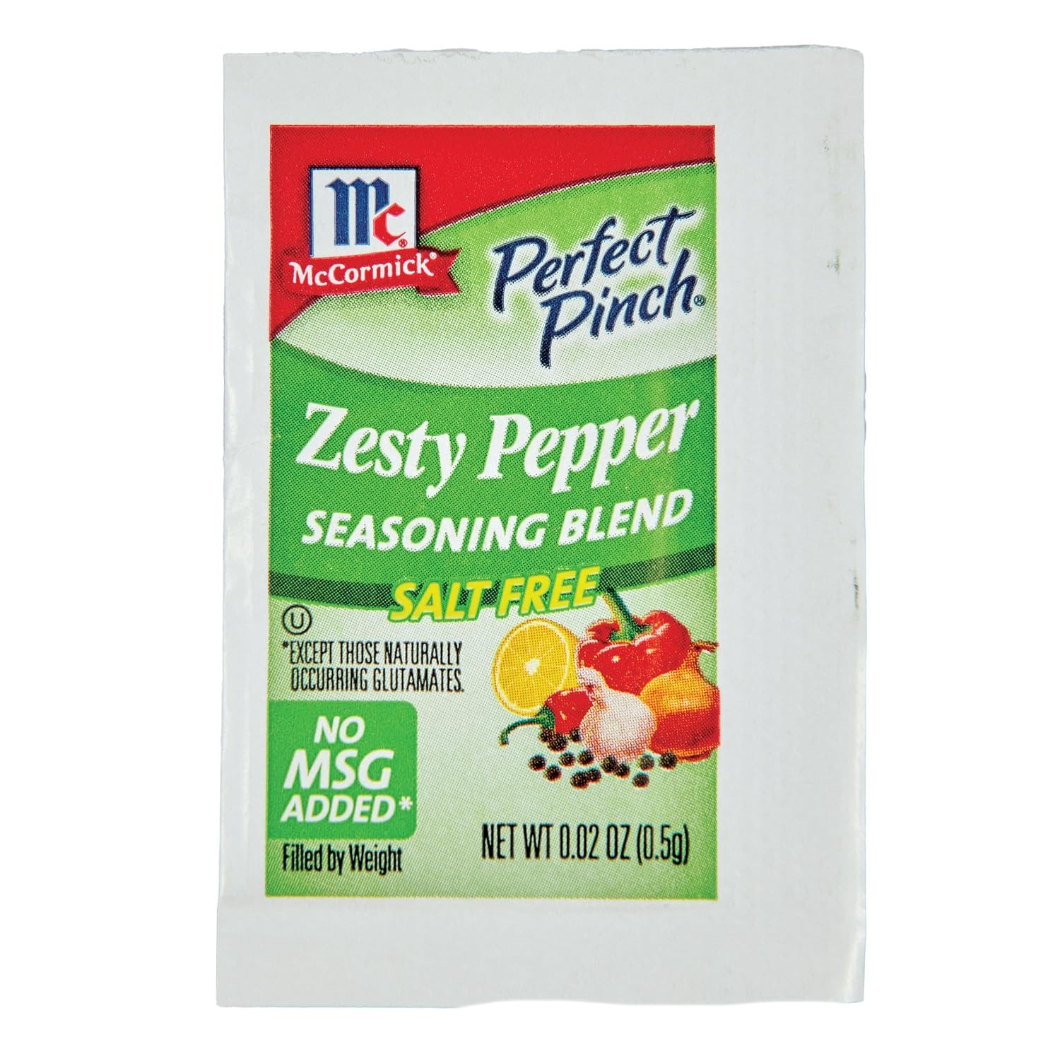 image:imageMcCormick Perfect Pinch Zesty Pepper Seasoning Packets 500 count 500 Single Serve Packets of SaltFree Pepper Seasoning for Hospitals Condiment Stations or TakeOut002 Ounce Pack of 500