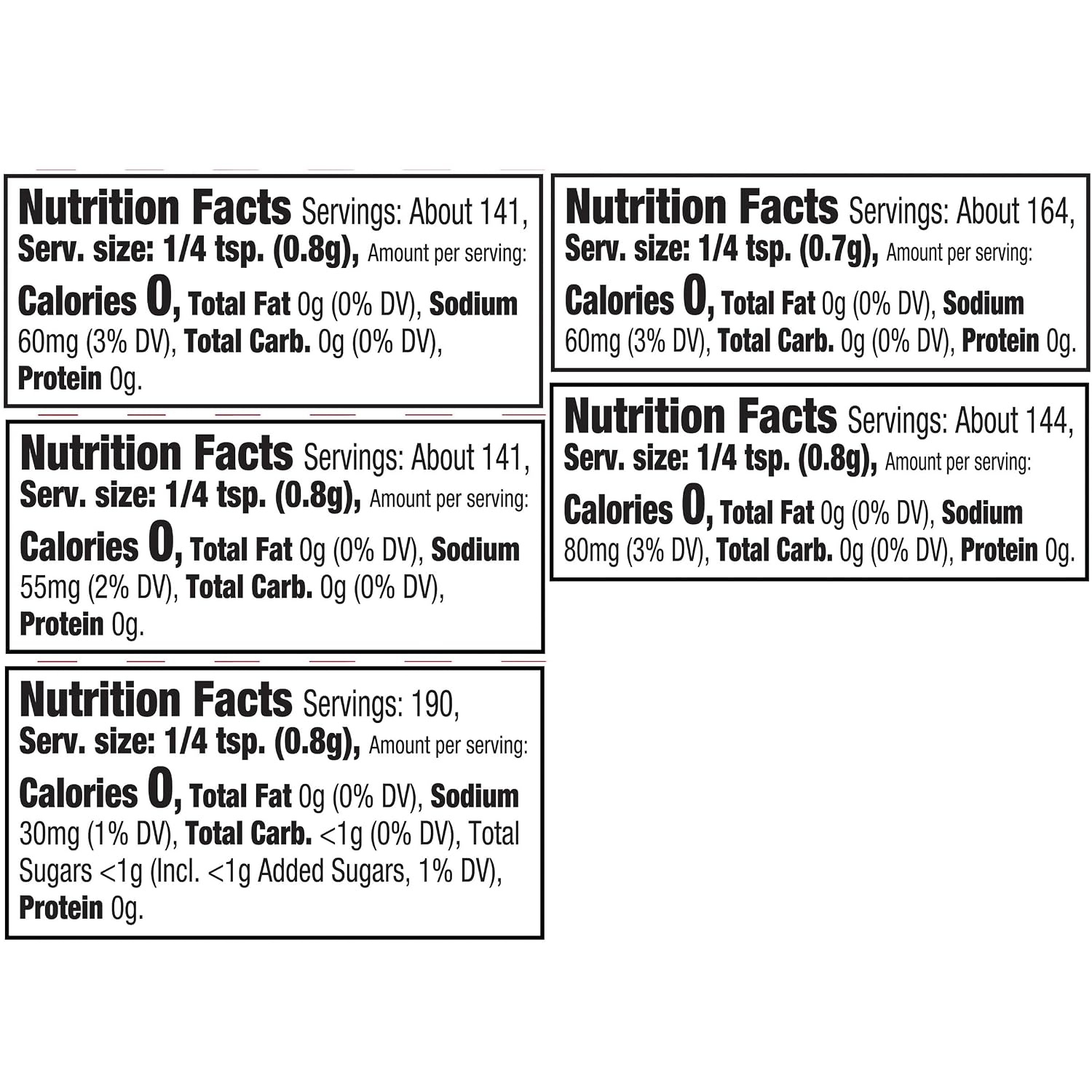 image:imageMcCormick Popcorn Seasoning Variety Pack 2153 oz
