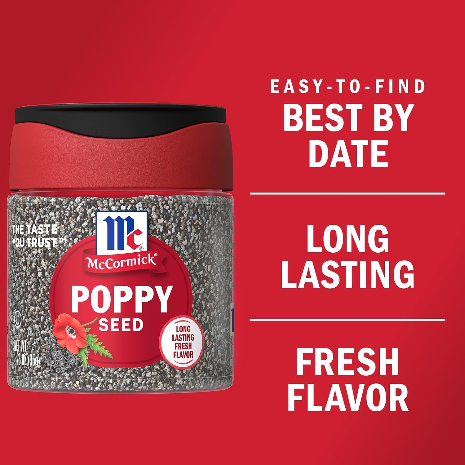 image:imageMcCormick Poppy Seed 125 oz Pack of 6125 Ounce Pack of 1