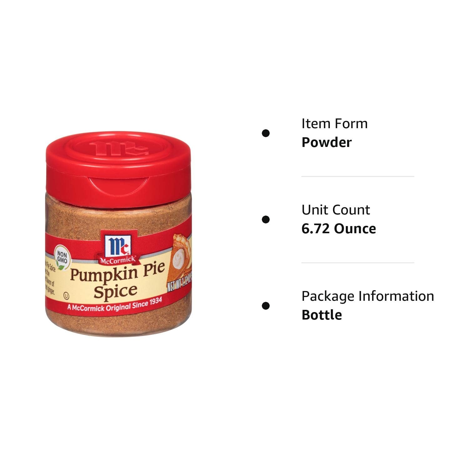 image:imageMcCormick Pumpkin Pie Spice 112 oz Pack of 6112 Ounce Pack of 6