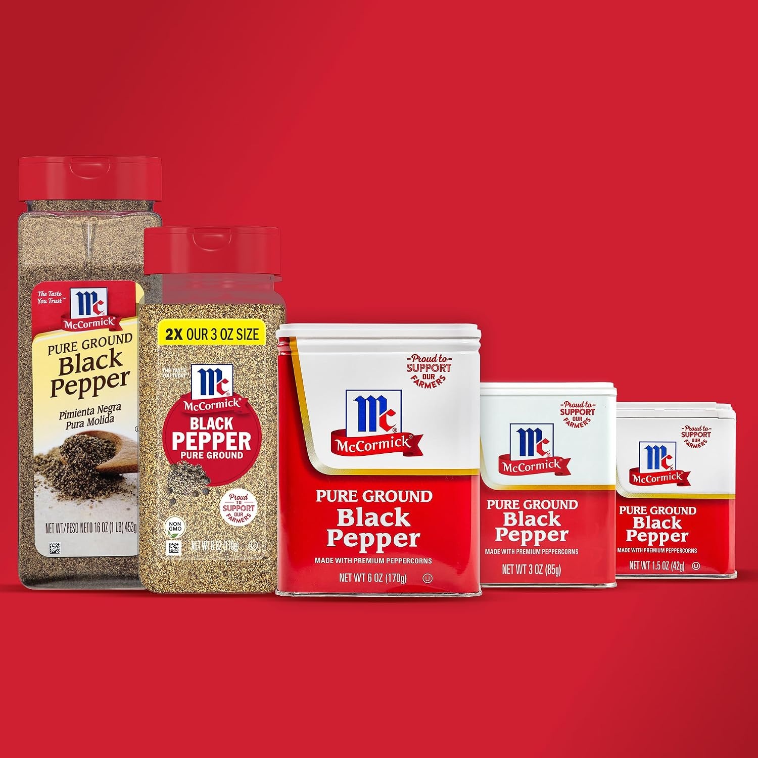 image:imageMcCormick Pure Ground Black Pepper 3 oz3 Ounce Pack of 1