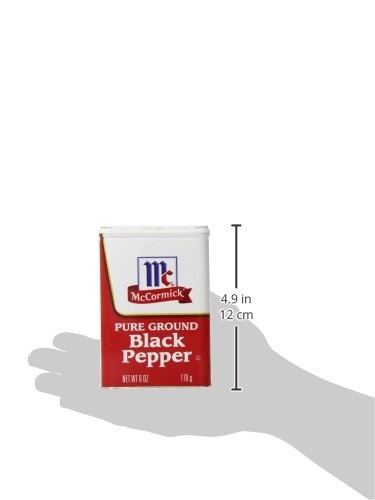 image:imageMcCormick Pure Ground Black Pepper 3 oz6 Ounce Pack of 2