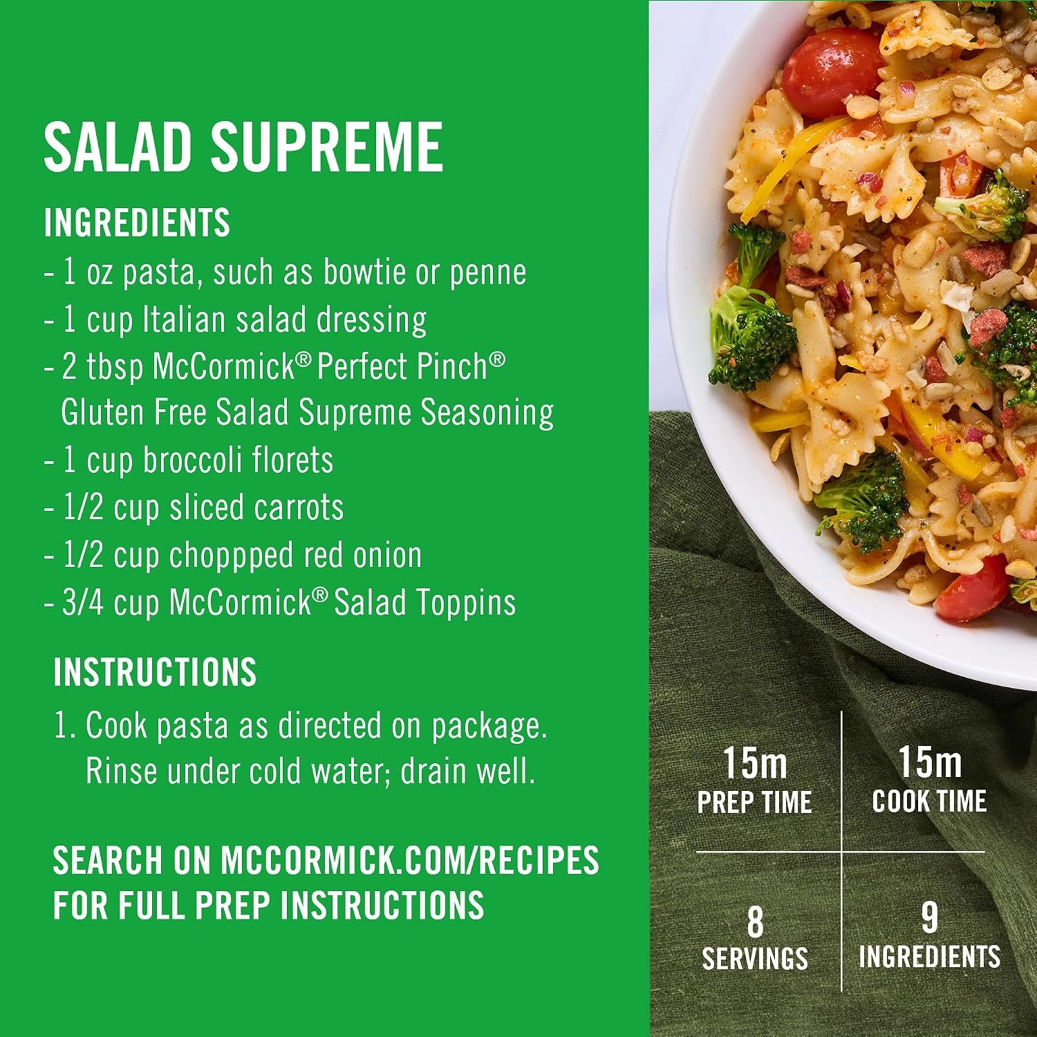 image:imageMcCormick Salad Toppins Crunchy amp Flavorful 375 ozCrunchy and Flavorful