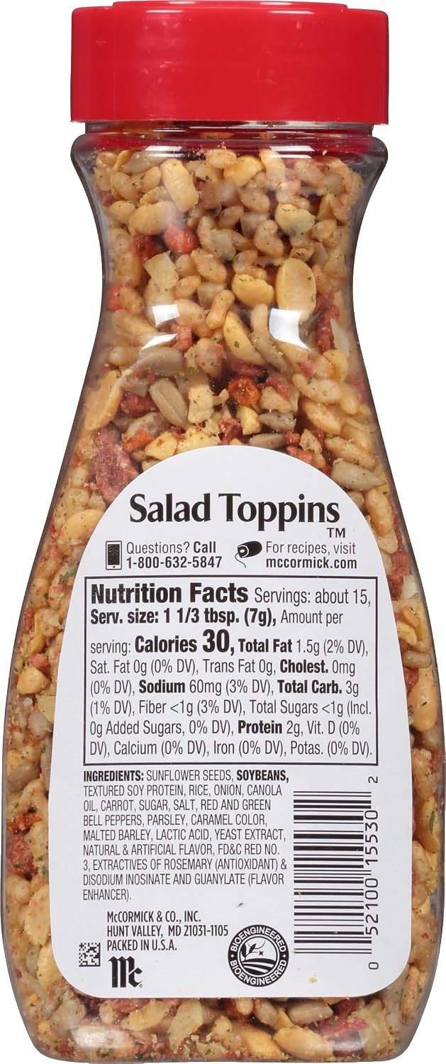 image:imageMcCormick Salad Toppins Crunchy amp Flavorful 375 ozCrunchy and Flavorful