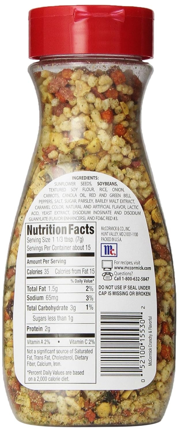 image:imageMcCormick Salad Toppins Roasted Garlic Caesar 412 oz Pack of 6375 Ounce Pack of 3