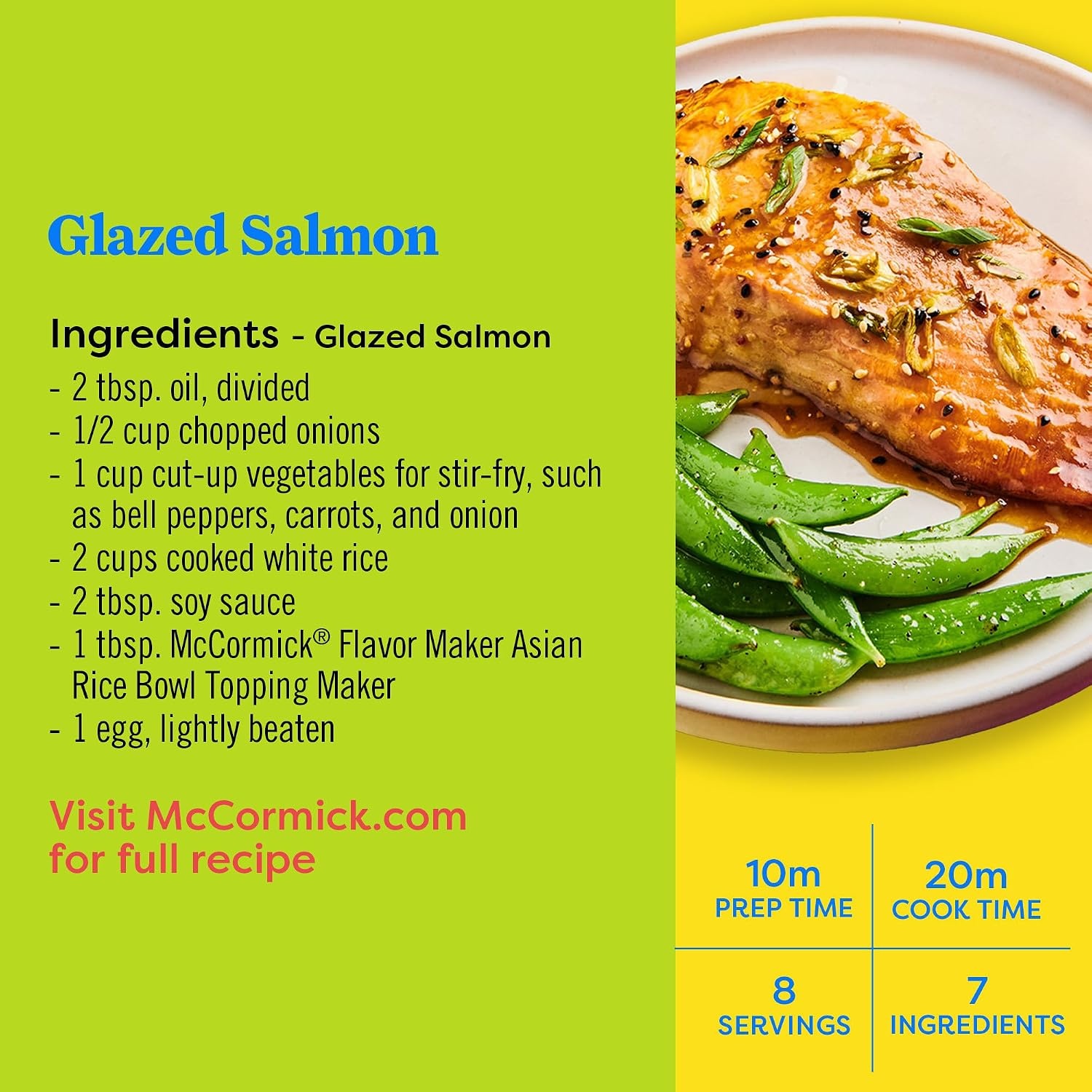 image:imageMcCormick Salmon Topping Seasoning Flavor Maker 287 oz