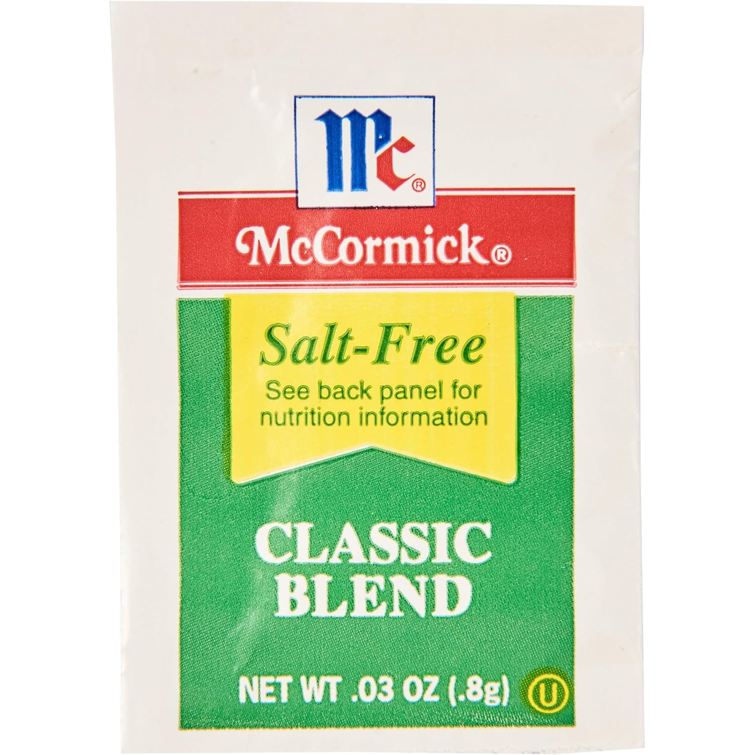 image:imageMcCormick Salt Free Classic Blend Packets 300 count One Box of 300 SaltFree Seasoning Blend Individual Packets Perfect for Reduced Sodium Diets Best on Roasted Vegetables Potatoes and More