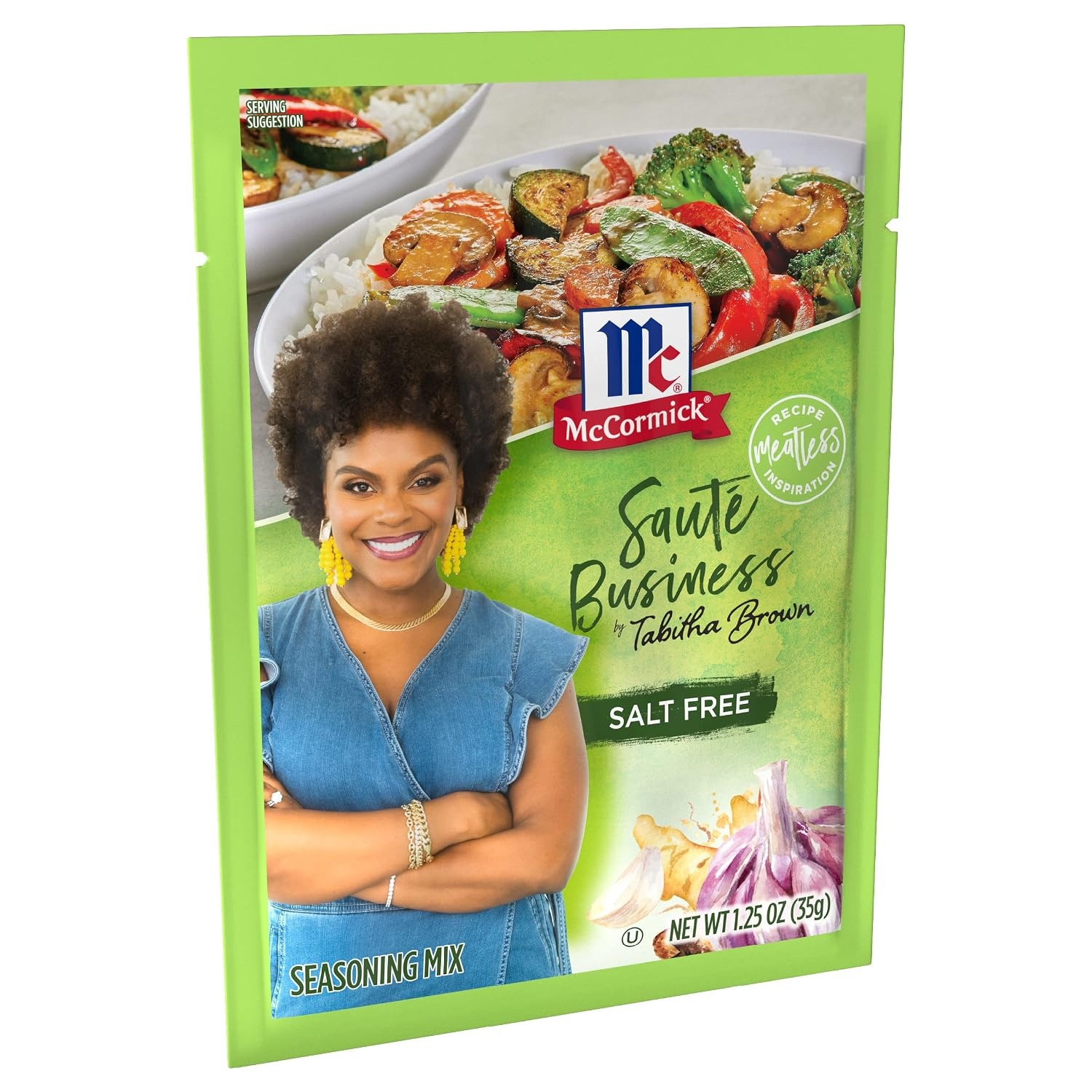 image:imageMcCormick Saut Business Seasoning Mix by Tabitha Brown 125 oz125 Ounce Pack of 12