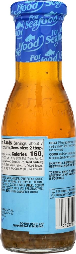 image:imageMcCormick Scampi Seafood Sauce 75 oz Pack of 675 Ounce Pack of 6