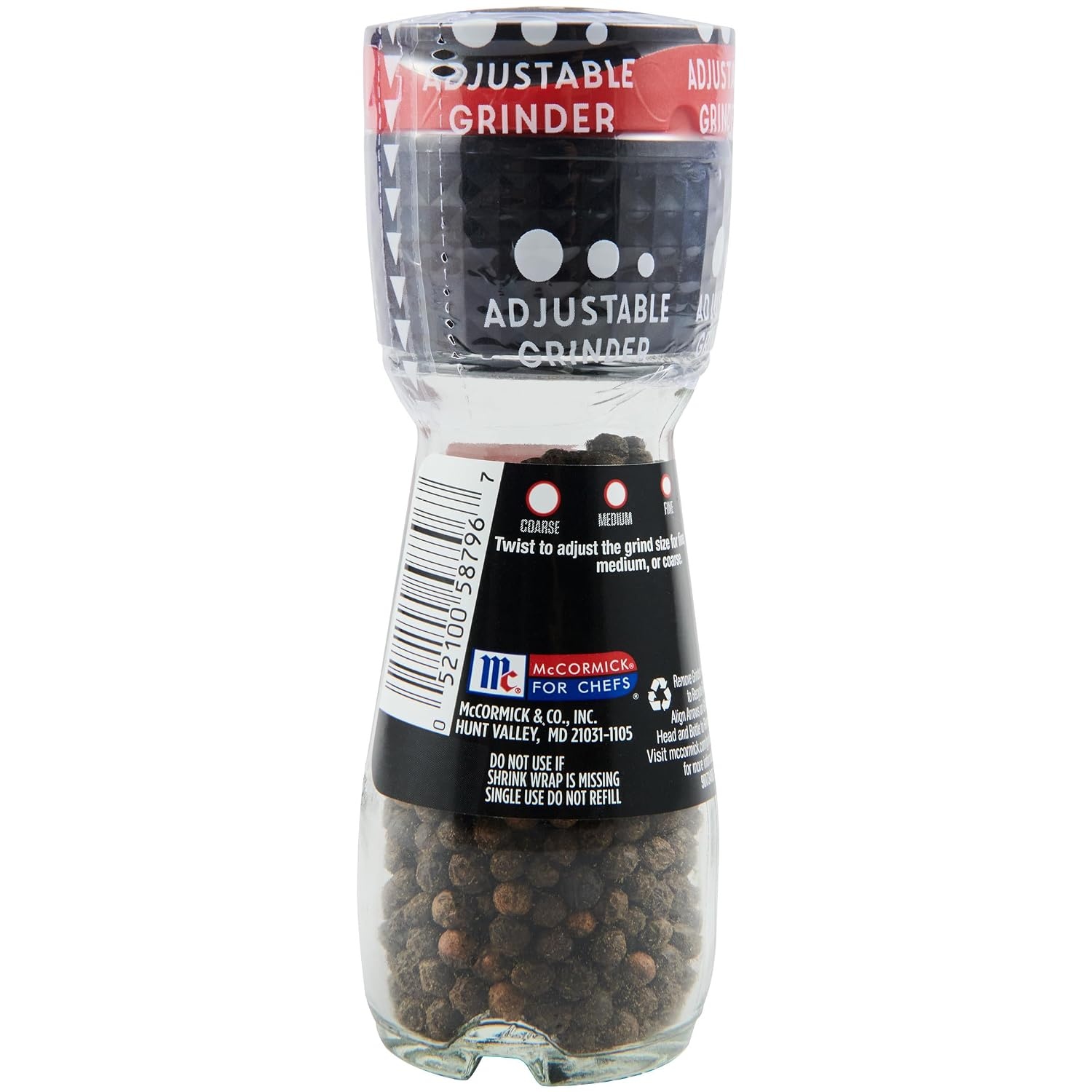 image:imageMcCormick Sea Salt Grinder 212 oz Pack of 6 One 6 Pack of 212 Ounce Glass Bottles of Mediterranean Sea Salt Best for Tabletop Use124 Ounce Pack of 6