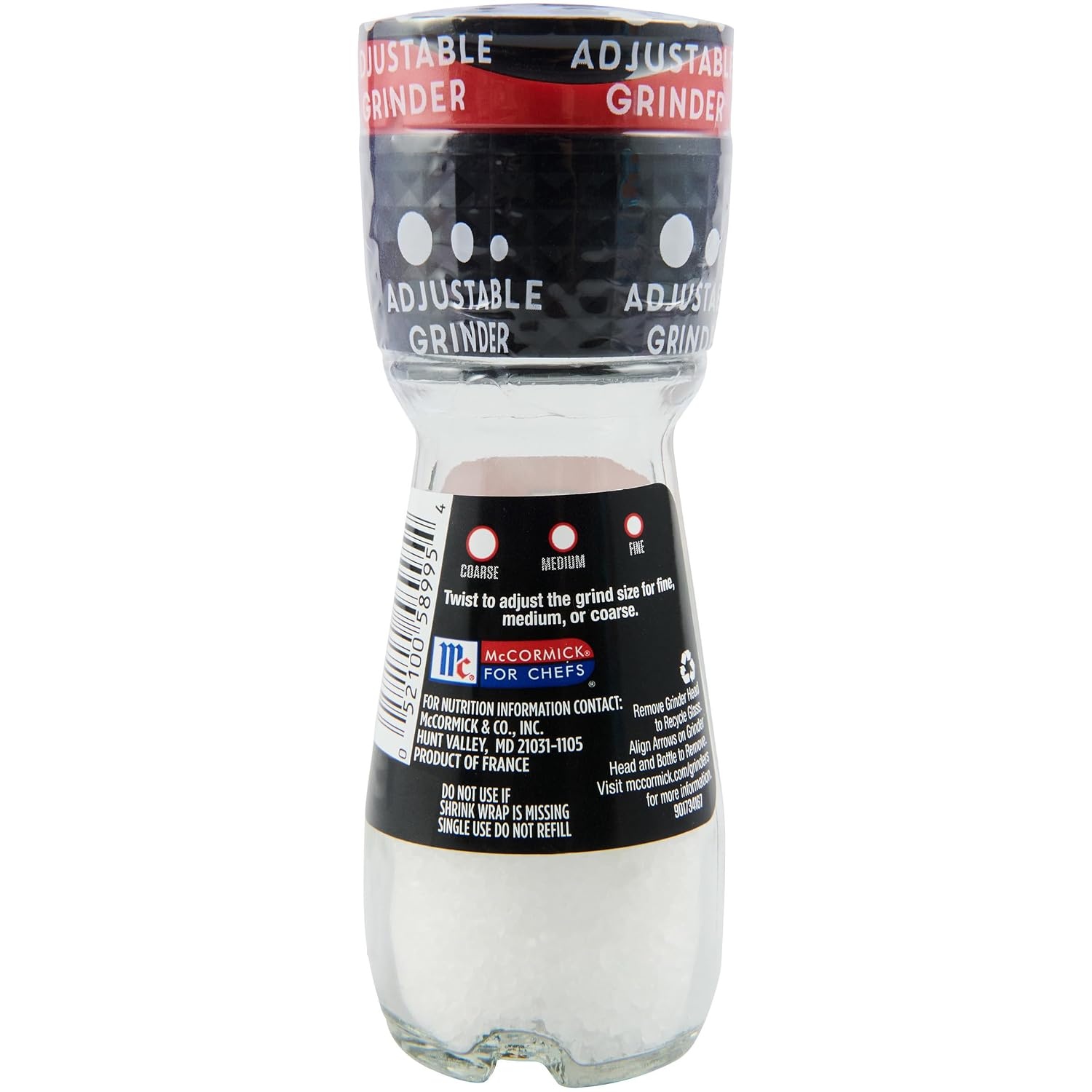 image:imageMcCormick Sea Salt Grinder 212 oz212 Ounce Pack of 2