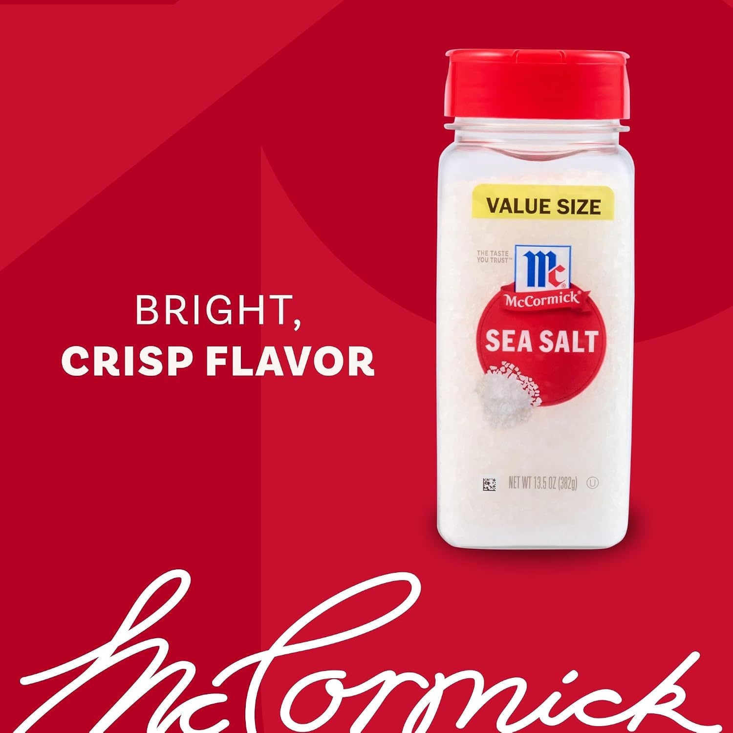 image:imageMcCormick Sea Salt Value Size Bright Crisp Flavor Coarse Mediterranean Sea Salt Minerals Salt Grinder Enhances Chicken Seafood Steaks Salads Pastas amp Desserts Kosher 135 oz