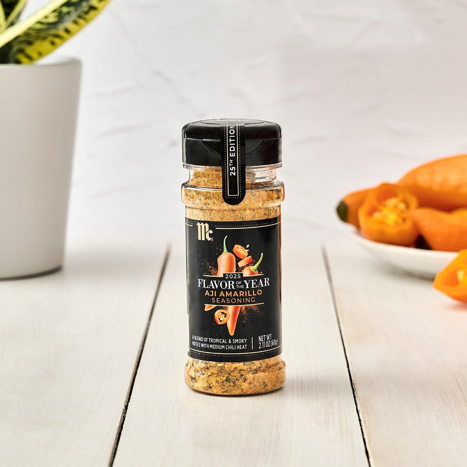 image:imageMcCormick Seasoning Aji Amarillo 2025 Flavor of the Year Blend of Tropical amp Smoky Notes with Medium Chile Heat For Seafood Fish Veggies Poultry Sauces Salsa and More 211 oz211 Ounce Pack of 2