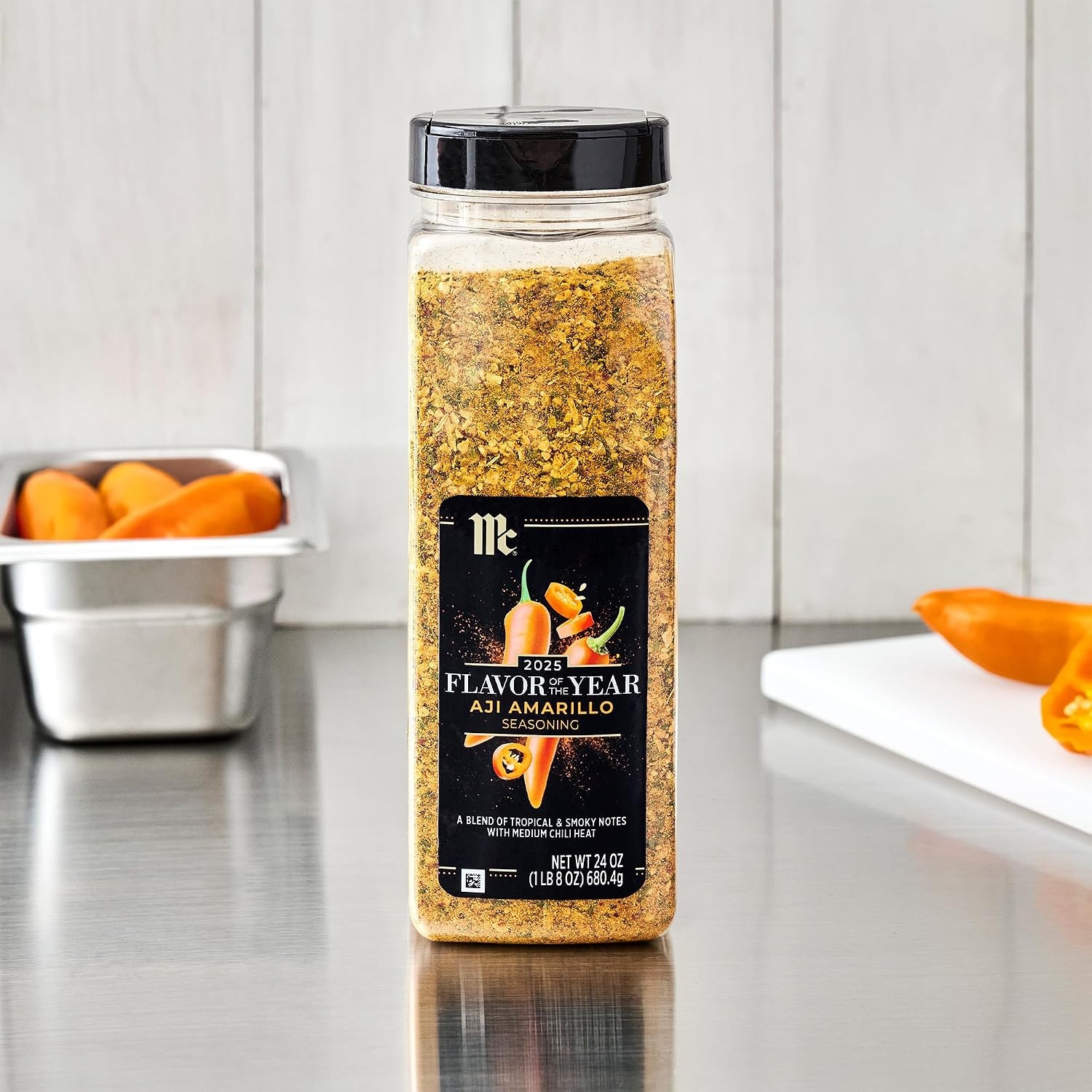 image:imageMcCormick Seasoning Aji Amarillo 2025 Flavor of the Year Made for Chefs Blend of Tropical amp Smoky Notes with Medium Chile Heat For Seafood Fish Veggies Poultry Sauces Salsa and More 24 oz Pack of 624 Ounce Pack of 1