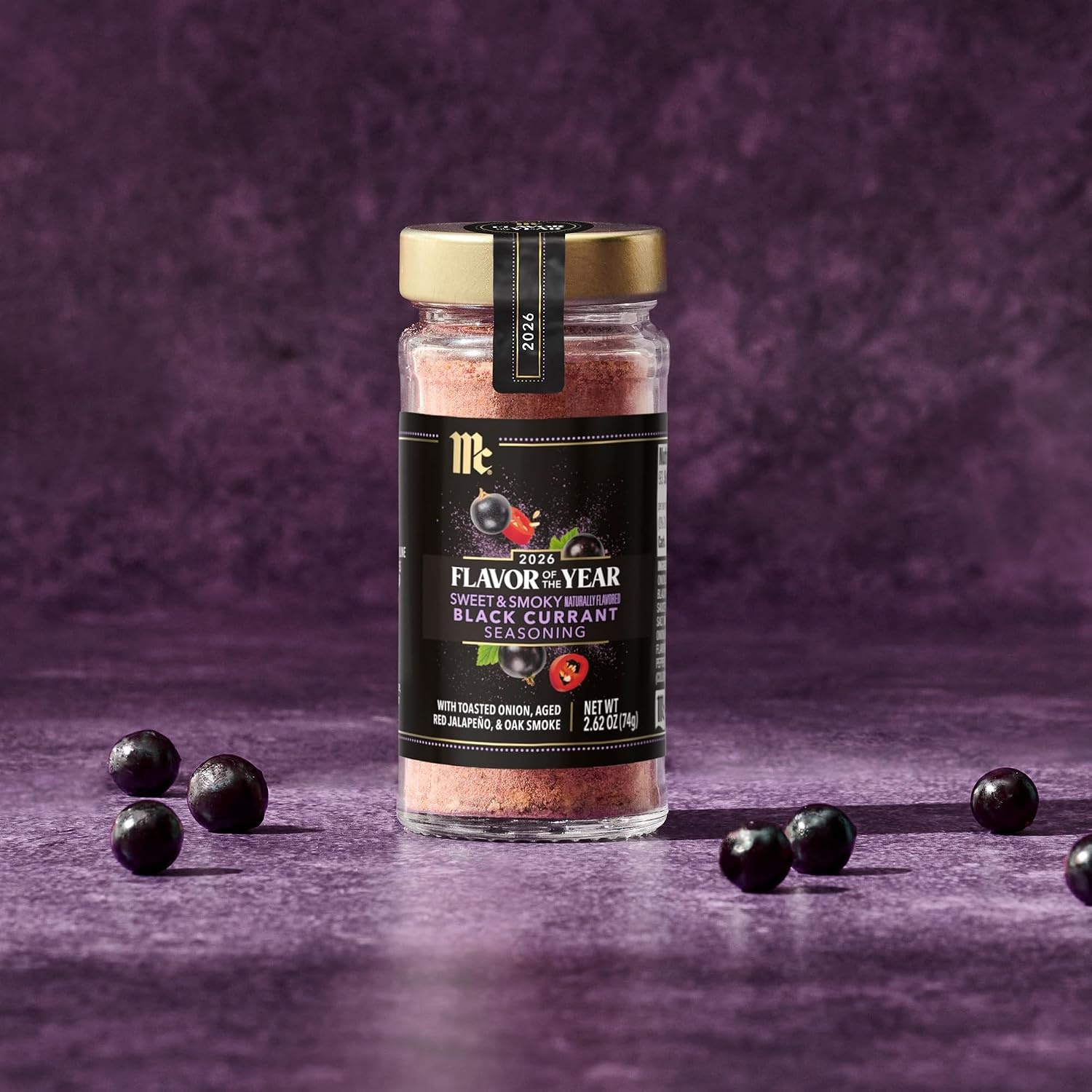 image:imageMcCormick Seasoning Black Currant Sweet amp Smoky 2026 Flavor of the Year Sweet Savory amp Balanced Black Currant Rub 262 oz262 Ounce Pack of 1