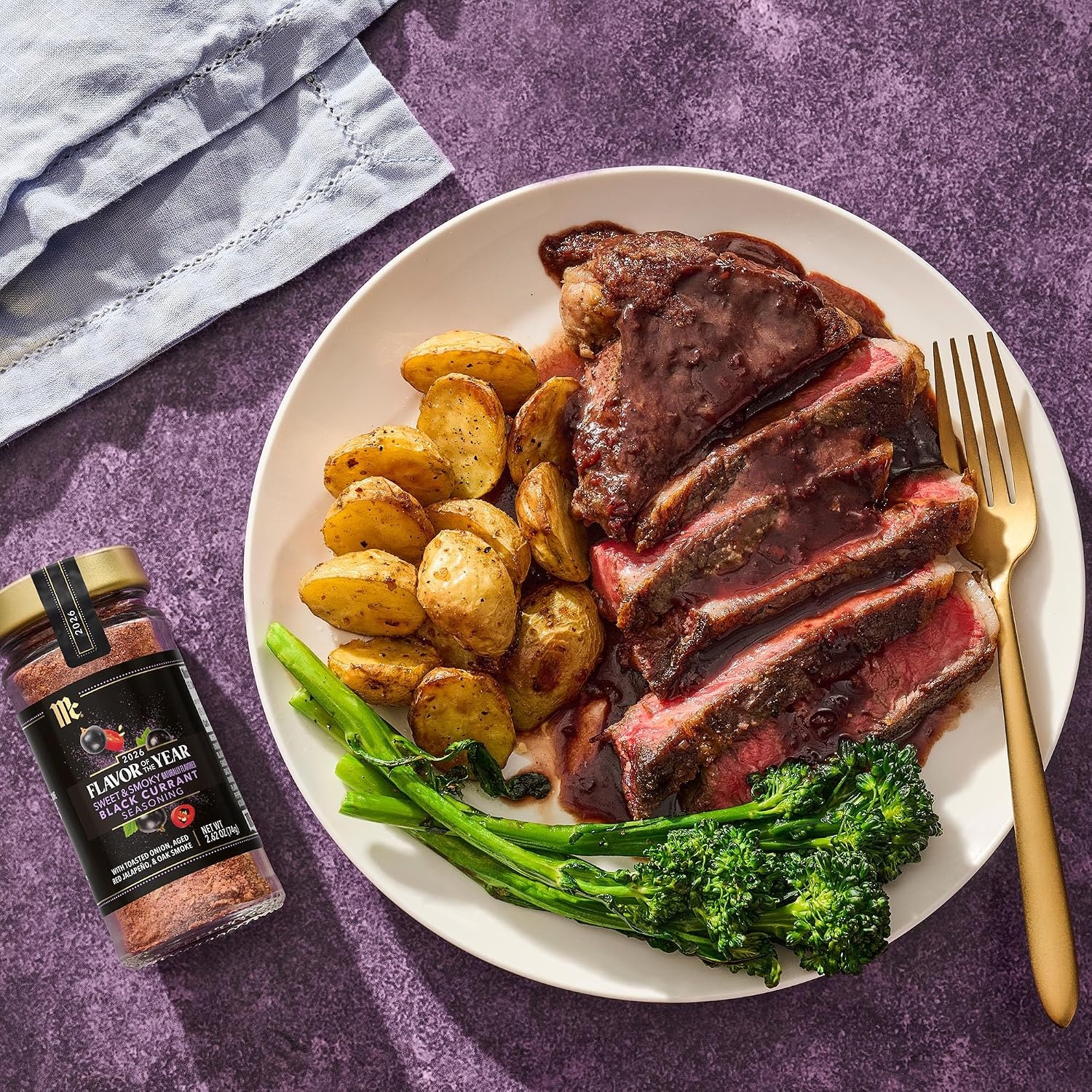 image:imageMcCormick Seasoning Black Currant Sweet amp Smoky 2026 Flavor of the Year Sweet Savory amp Balanced Black Currant Rub 262 oz262 Ounce Pack of 1