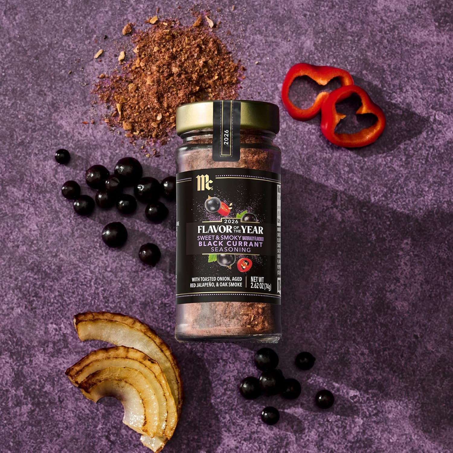 image:imageMcCormick Seasoning Black Currant Sweet amp Smoky 2026 Flavor of the Year Sweet Savory amp Balanced Black Currant Rub 262 oz262 Ounce Pack of 1