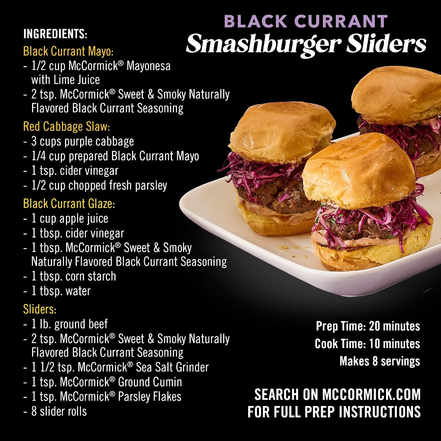 image:imageMcCormick Seasoning Black Currant Sweet amp Smoky 2026 Flavor of the Year Sweet Savory amp Balanced Black Currant Rub 262 oz262 Ounce Pack of 2