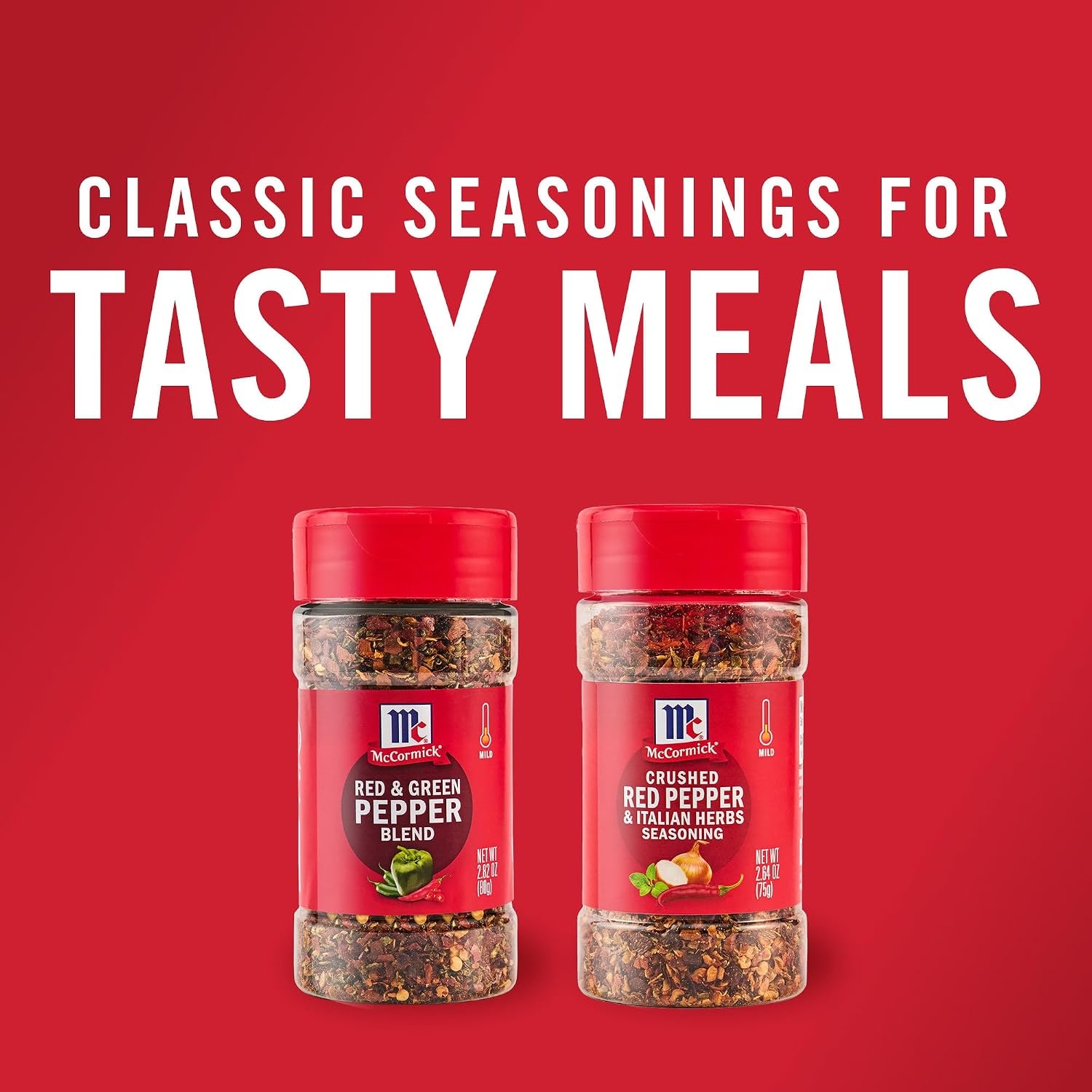 image:imageMcCormick Seasoning Blend Red amp Green Pepper Mildly Spicy Seasoning Featuring Red Peppers Jalapeo Peppers Green Bell Peppers amp Sweet Chili Flakes for Flavoring Your Favorite Dishes 282 oz