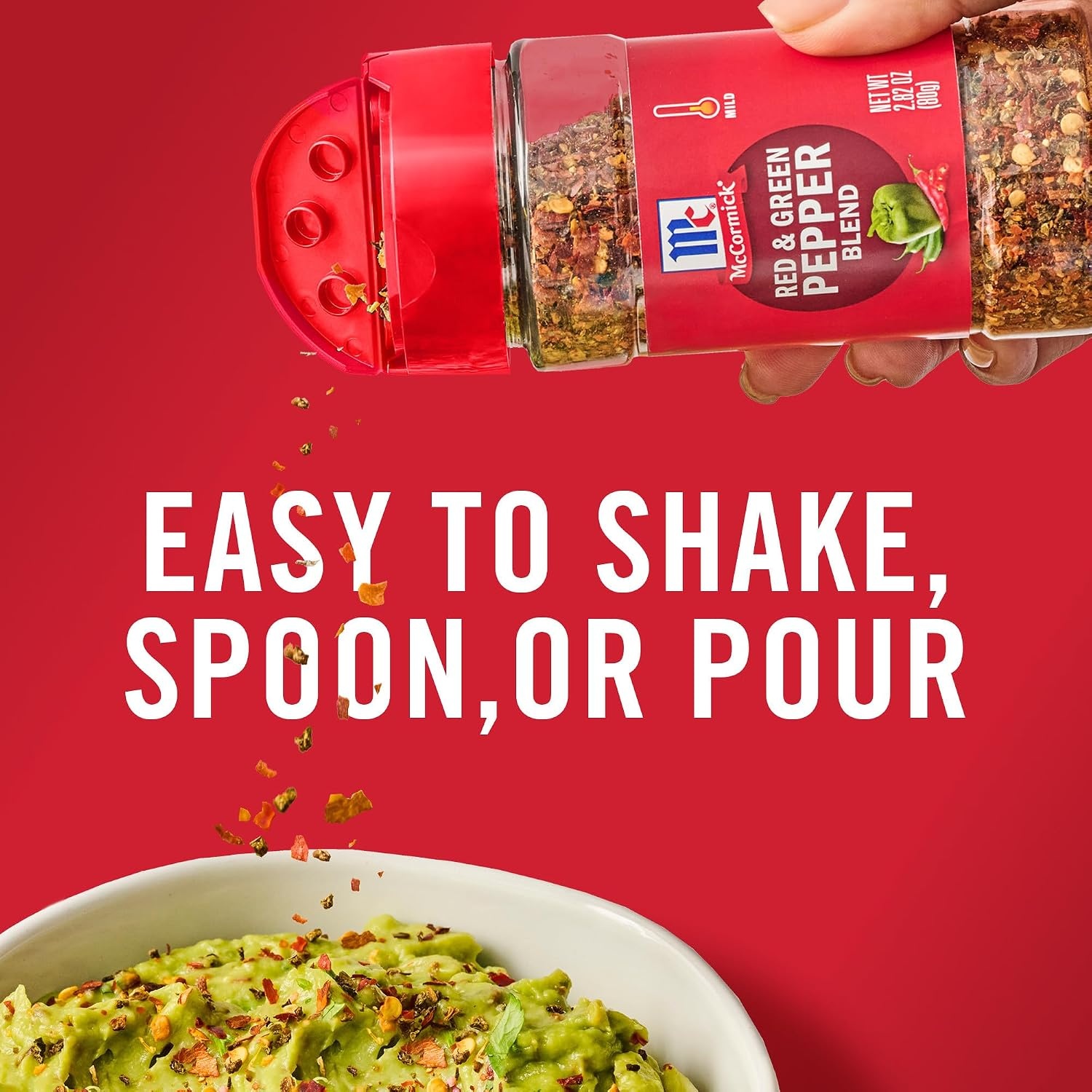 image:imageMcCormick Seasoning Blend Red amp Green Pepper Mildly Spicy Seasoning Featuring Red Peppers Jalapeo Peppers Green Bell Peppers amp Sweet Chili Flakes for Flavoring Your Favorite Dishes 282 oz
