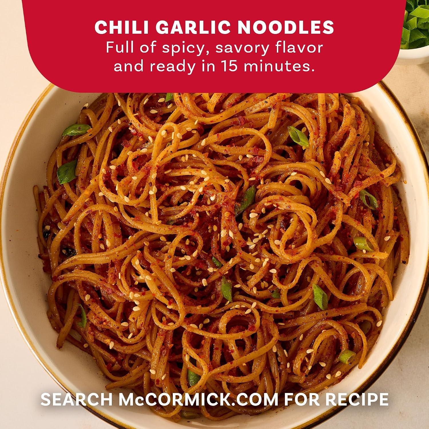 image:imageMcCormick Seasoning Chili Garlic Signature Seasonings No Artificial Flavors No MSG Added Spicy amp Savory Blend of Chili amp Garlic Shake On StirFry Noodles Meat Veggies amp Marinades 522 oz
