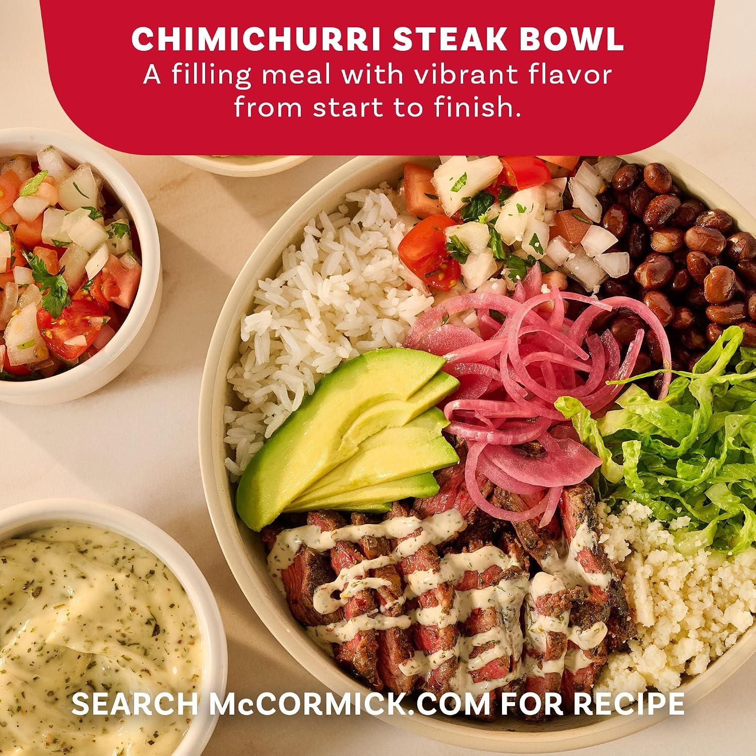 image:imageMcCormick Seasoning Chimichurri Signature Seasonings No MSG Added Vibrant Parsley amp Zesty Garlic Flavor Shake On For Roasted Meats amp Veggies Rice Sauces amp Marinades 247 oz