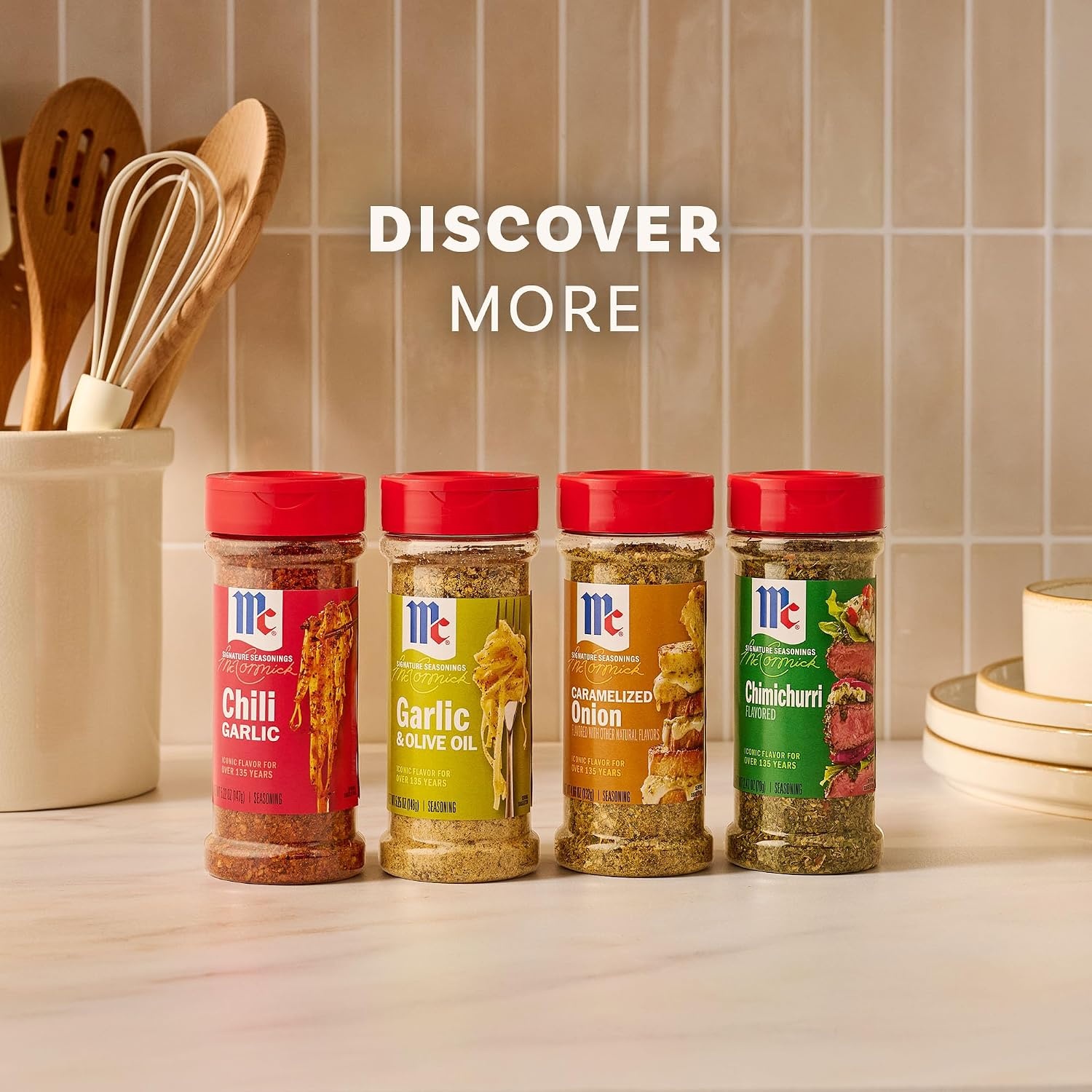 image:imageMcCormick Seasoning Garlic amp Olive Oil Signature Seasonings Savory Blend of Bold Garlic amp Rich Olive Oil Shake On For Pastas Roasted Proteins Vegetables Sauces Dressings amp More 525 oz525 Ounce Pack of 2