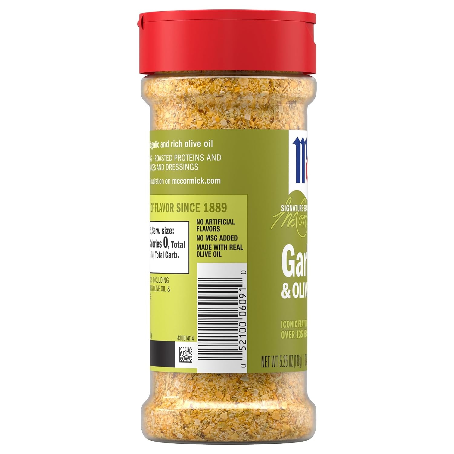 image:imageMcCormick Seasoning Garlic amp Olive Oil Signature Seasonings Savory Blend of Bold Garlic amp Rich Olive Oil Shake On For Pastas Roasted Proteins Vegetables Sauces Dressings amp More 525 oz525 Ounce Pack of 1